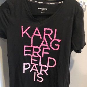 Blingy Karl Lagerfeld t shirt